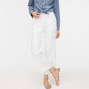 Jcrew Cream linen pants